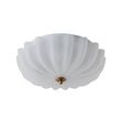 Load image into Gallery viewer, Farmhouze Light - Shabby Chic Flower Crackle Frosted Glass Ceiling Light - Ceiling Light - White -