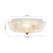 Load image into Gallery viewer, Farmhouze Light - Shabby Chic Flower Crackle Frosted Glass Ceiling Light - Ceiling Light - White Glass (Back Order) -