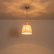 Load image into Gallery viewer, Farmhouze Light - Spanish Farmhouse 1 - Light Drum Beige Linen Lantern Pendant - Chandelier - 14.6 in -