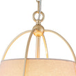 Load image into Gallery viewer, Farmhouze Light - Spanish Farmhouse 1 - Light Drum Beige Linen Lantern Pendant - Chandelier - 14.6 in -