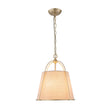 Load image into Gallery viewer, Farmhouze Light - Spanish Farmhouse 1 - Light Drum Beige Linen Lantern Pendant - Chandelier - 14.6 in -