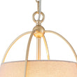 Load image into Gallery viewer, Farmhouze Light - Spanish Farmhouse 1 - Light Drum Beige Linen Lantern Pendant - Chandelier - 14.6 in -