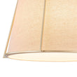 Load image into Gallery viewer, Farmhouze Light - Spanish Farmhouse 1 - Light Drum Beige Linen Lantern Pendant - Chandelier - 14.6 in -