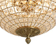 Load image into Gallery viewer, Farmhouze Light - Spanish Luxury Brass Crystal Dome Flush Mount Ceiling Light - Ceiling Light - 15 in -