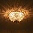 Load image into Gallery viewer, Farmhouze Light - Spanish Luxury Brass Crystal Dome Flush Mount Ceiling Light - Ceiling Light - 15 in -