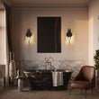 Load image into Gallery viewer, Farmhouze Light - Statement Cylindrical Pipe Bathroom Single Wall Light - Wall Sconce - Black -