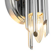 Load image into Gallery viewer, Farmhouze Light - Statement Cylindrical Pipe Bathroom Single Wall Light - Wall Sconce - Chrome -