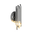Load image into Gallery viewer, Farmhouze Light - Statement Cylindrical Pipe Bathroom Single Wall Light - Wall Sconce - Chrome -