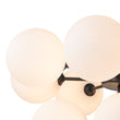 Load image into Gallery viewer, Farmhouze Light-Tiered Opal Glass Globe Cluster Grape Chandelier-Chandelier-Brass/5-Light-