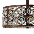 Load image into Gallery viewer, Farmhouze Light - Vintage Bronze Luxe Crystal Drum Lantern Ceiling Light - Ceiling Light - Copper -