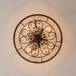 Load image into Gallery viewer, Farmhouze Light - Vintage Bronze Luxe Crystal Drum Lantern Ceiling Light - Ceiling Light - Copper -