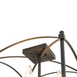 Load image into Gallery viewer, Farmhouze Light - Vintage Elegant 4 - Light Candle Style Square Cage Semi Flush - Ceiling Light - Black -