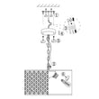 Load image into Gallery viewer, Farmhouse 3-Light Crystal Beaded Drum Pendant Chandelier