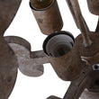 Load image into Gallery viewer, Farmhouse Cottage Vintage Wood 4 Light Chandelier