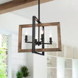 Load image into Gallery viewer, Farmhouse Kitchen Island Geometric Rectangle Pendant Light
