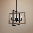 Load image into Gallery viewer, Farmhouse Kitchen Island Geometric Rectangle Pendant Light