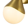Load image into Gallery viewer, Farmhouze Light-1-Light Antique Brass Opal Glass Globe Wall Sconce-Wall Sconce-1-Light-Brass