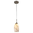 Load image into Gallery viewer, Farmhouze Light-1-Light Mini Glass-bonded Mica Pendant Light-Pendant-1-Light-Gray