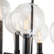 Load image into Gallery viewer, Farmhouze Light-10-Light Glass Tapered Long Globe Island Chandelier-Chandelier-Black-10-Light