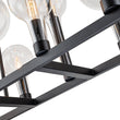 Load image into Gallery viewer, Farmhouze Light-10-Light Glass Tapered Long Globe Island Chandelier-Chandelier-Black-10-Light