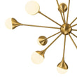 Load image into Gallery viewer, Farmhouze Light-12-Light Mid-century Brass Sphere Sputnik Chandelier-Chandelier-Brass-