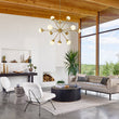 Load image into Gallery viewer, Farmhouze Light-12-Light Mid-century Brass Sphere Sputnik Chandelier-Chandelier-Brass-