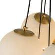 Load image into Gallery viewer, Farmhouze Light-13-Light Cluster Bubble Frosted Glass Globe Chandelier-Chandelier-Brass-
