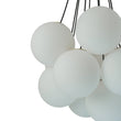Load image into Gallery viewer, Farmhouze Light-13-Light Cluster Bubble Frosted Glass Globe Chandelier-Chandelier-Brass-