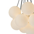 Load image into Gallery viewer, Farmhouze Light-13-Light Cluster Bubble Frosted Glass Globe Chandelier-Chandelier-Brass-