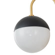 Load image into Gallery viewer, Farmhouze Light-2-Light Adjustable Goose Arm Opal Globe Wall Lamp-Wall Sconce-Nickel-