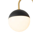 Load image into Gallery viewer, Farmhouze Light-2-Light Adjustable Goose Arm Opal Globe Wall Lamp-Wall Sconce-Nickel-