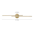 Load image into Gallery viewer, Farmhouze Light-2-Light Minimalist Tube LED Vanity Light-Wall Sconce-23 in-Nickel