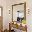 Load image into Gallery viewer, Farmhouze Light-2-Light Up Down Opal Glass Globe Wall Sconce-Wall Sconce-2-Light-Brass