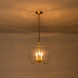 Load image into Gallery viewer, Farmhouze Light-3-Light Clear Glass Wide Geometric Shade Pendant Light-Pendant-Gold-