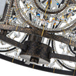 Load image into Gallery viewer, Farmhouze Light-3-Light Vintage Glam Crystal Drum Ceiling Light-Ceiling Light-Black-