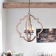 Load image into Gallery viewer, Farmhouze Light-4-Light Farmhouse Rustic Round Lantern Pendant-Chandelier--