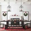 Load image into Gallery viewer, Farmhouze Light-4-Light Vintage Glass Cylinder Lantern Pendant Light-Pendant-Chrome-
