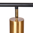 Load image into Gallery viewer, Farmhouze Light-5-Light Adjustable Kitchen Island Track Lighting-Chandelier-Black+Gold-