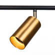 Load image into Gallery viewer, Farmhouze Light-5-Light Adjustable Kitchen Island Track Lighting-Chandelier-Black+Gold-
