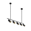 Load image into Gallery viewer, Farmhouze Light-5-Light Adjustable Kitchen Island Track Lighting-Chandelier-Gold-