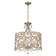Load image into Gallery viewer, Farmhouze Light-5-Light French Farmhouse Drum Crystal Chandelier-Chandelier-Silver-Gold-