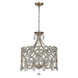 Load image into Gallery viewer, Farmhouze Light-5-Light French Farmhouse Drum Crystal Chandelier-Chandelier-Silver-Gold-