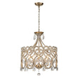 Load image into Gallery viewer, Farmhouze Light-5-Light French Farmhouse Drum Crystal Chandelier-Chandelier-Silver-Gold-