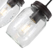 Load image into Gallery viewer, Farmhouze Light-5-Light Mason Jar Pendant Light-Pendant--