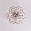 Load image into Gallery viewer, Farmhouze Light-5-Light Statement Draped Chain Flush Mount Ceiling Light-Ceiling Light-5-Light-Chrome