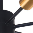 Load image into Gallery viewer, Farmhouze Light-8-Light Semi Flush Sputnik Light-Ceiling Light-Black-