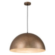Load image into Gallery viewer, Farmhouze Light-Antique Gold-Silver Oversized Dome Pendant Light-Chandelier-15in-