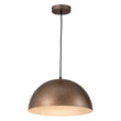 Load image into Gallery viewer, Farmhouze Light-Antique Gold-Silver Oversized Dome Pendant Light-Chandelier-15in-