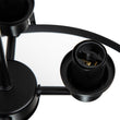 Load image into Gallery viewer, Farmhouze Light-Black Lantern Drum Semi Flush Mount-Ceiling Light--