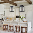 Load image into Gallery viewer, Farmhouze Light-Black Square Lantern Pendant Light-Chandelier--